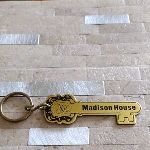 Madison House Gold Keychain